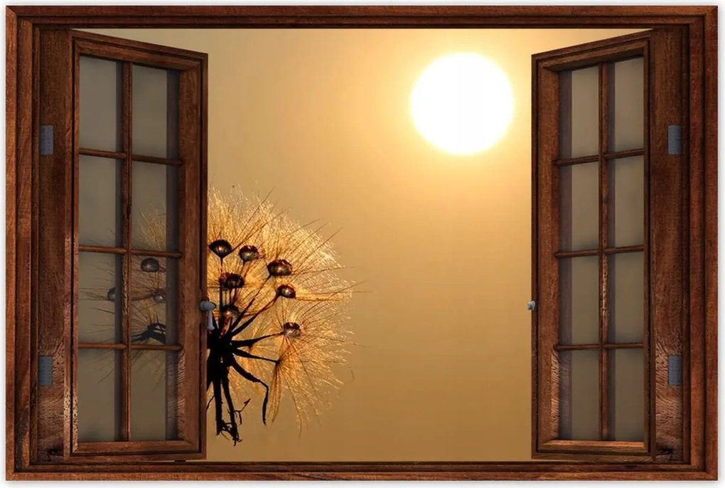 Poszterek 60x40 Pitypang Virág Virágok