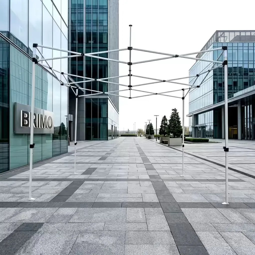 Összecsukható pavilon saját reklámnyomással, SUPER modell - 3x4,5 - Narancs
