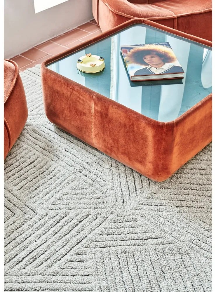 Krémszínű mosható kézi szövésű gyapjú szőnyeg 170x240 cm Almond Valley – Lorena Canals