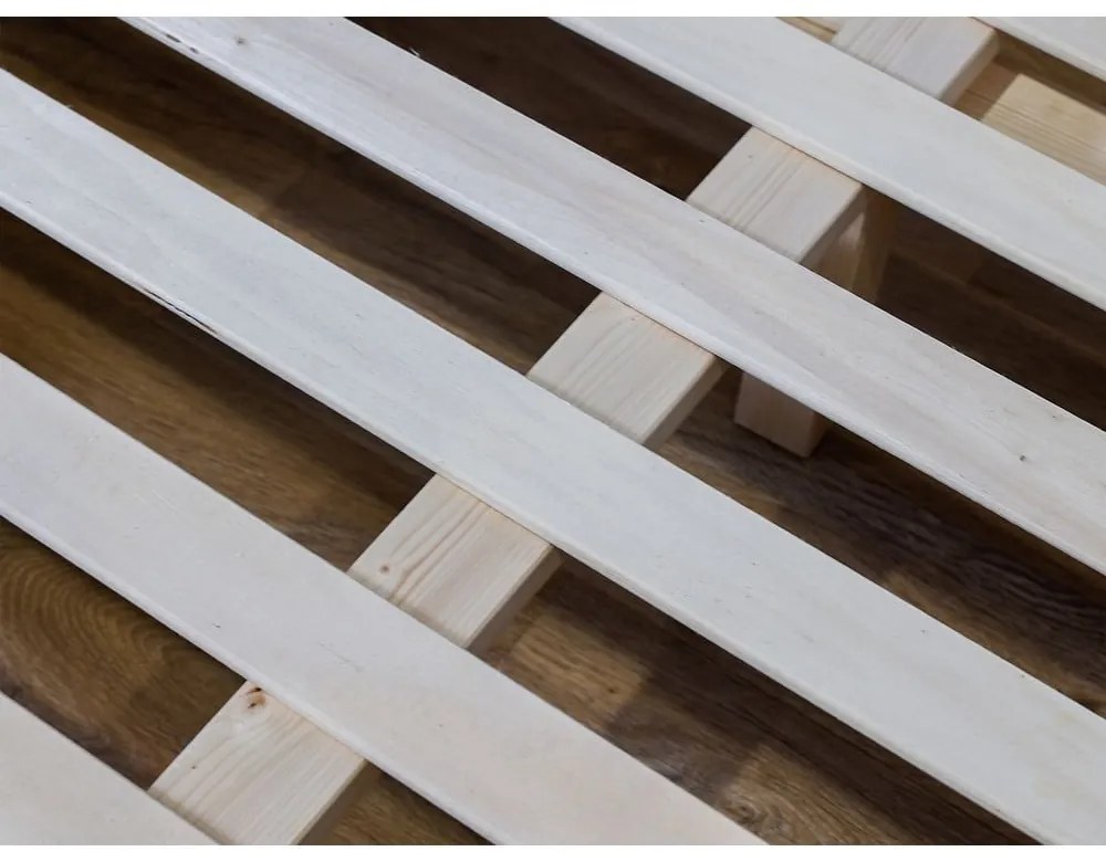 Narancssárga kárpitozott franciaágy ágyráccsal 140x190 cm Romane – Bobochic Paris