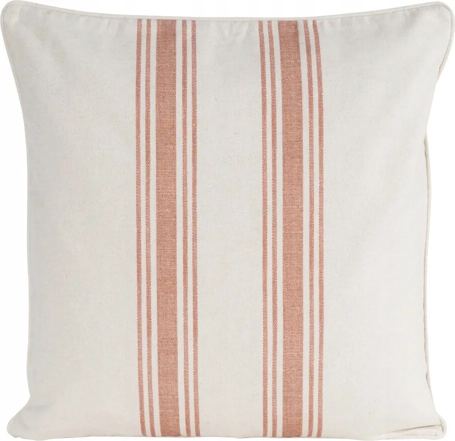 Dekoratív párnahuzat 50X50 krémszínű, lenvászon