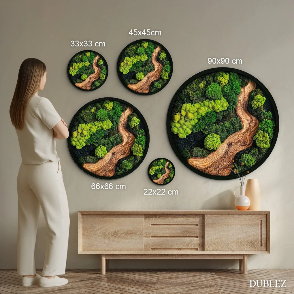 DUBLEZ | Moha és fa utánzatú kép – Shizuka