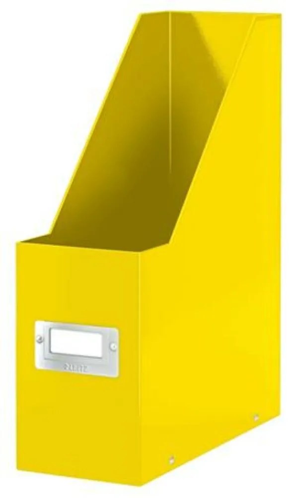 Iratpapucs, PP/karton, 95 mm, LEITZ Click&Store, sárga (E60470016)