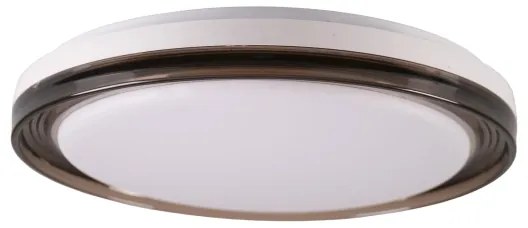 LED Dimmelhető fürdőszobai lámpa HALINA LED/48W/230V 3000-6000K átm. 38 cm fekete + távirányító