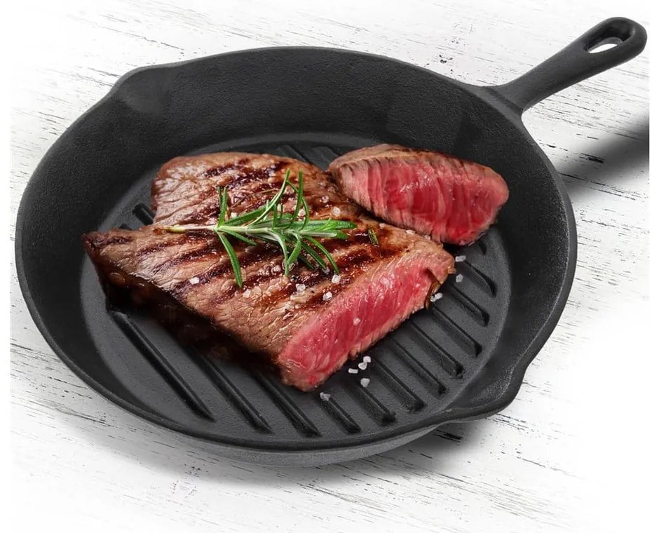 Öntöttvas grill serpenyő ø 24 cm Litina – Orion