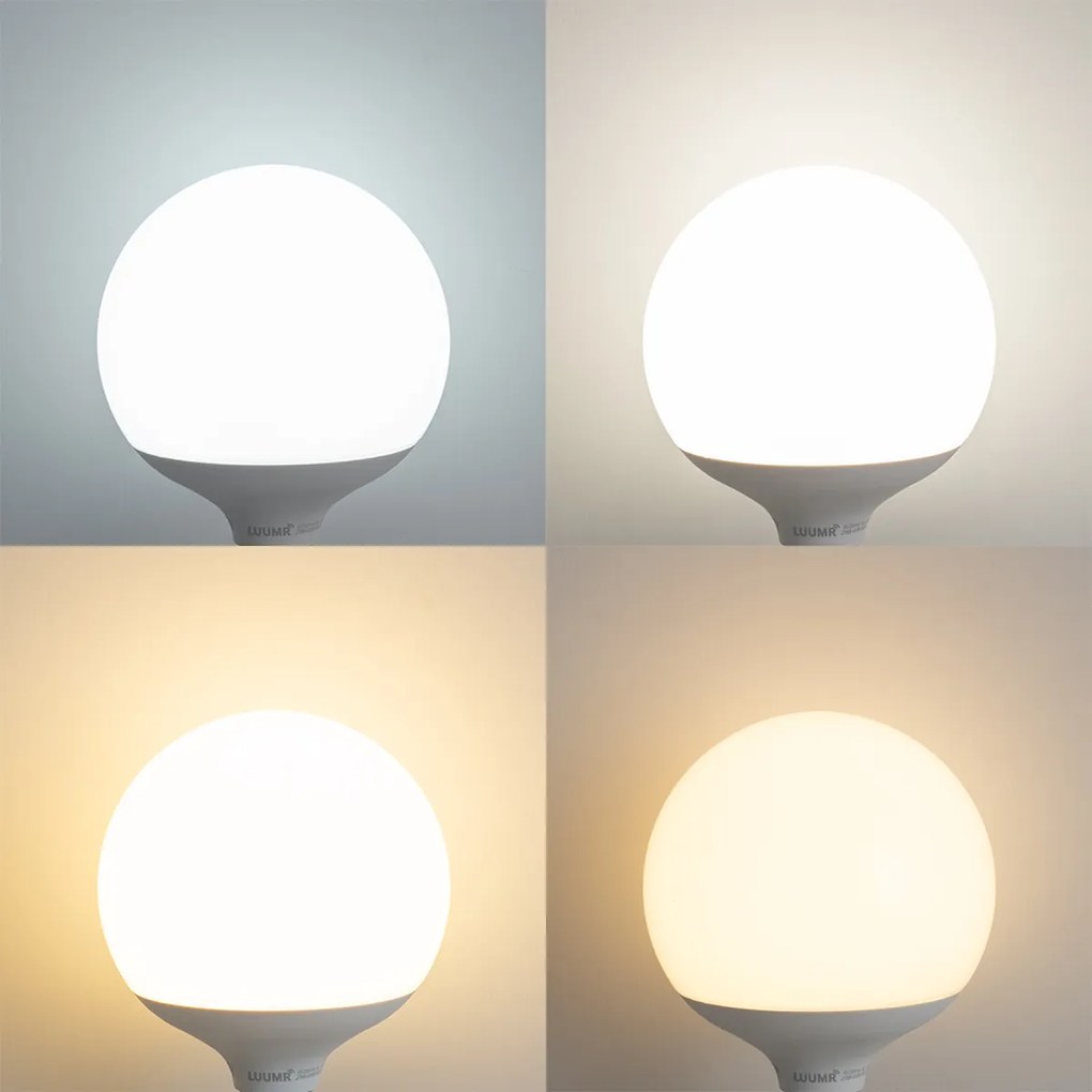 5 darabos Smart E27 LED izzó készlet G120 Matt RGBW 9W 806 lm 2700-6500K