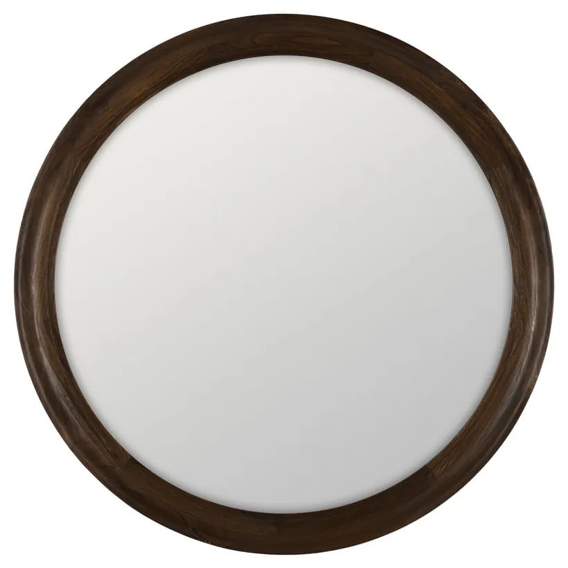 Fali tükör tömörfa kerettel ø 110,5 cm Paula – Ixia