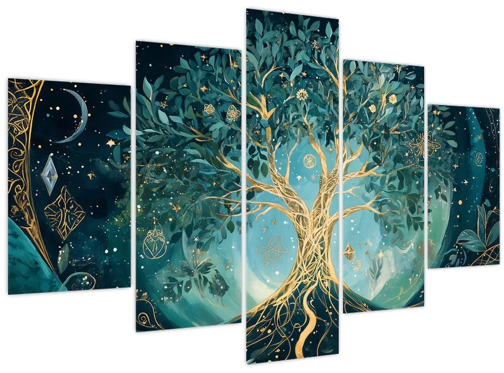 Kép – Életfa az univerzumban (150x105 cm)