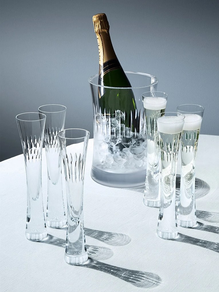 Pezsgős pohár Moya Cut, 170 ml, átlátszó, 2 db-os készlet - LSA International