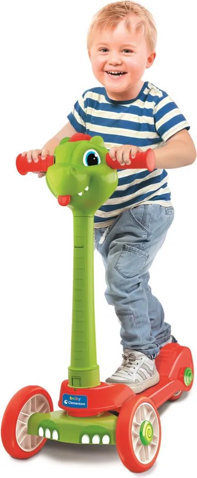 Háromkerekű Green sárkányos roller Clementoni
