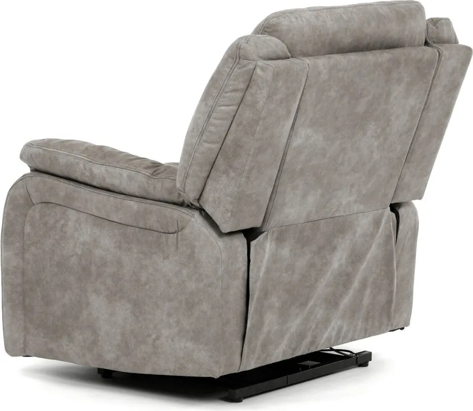 Elektromos relax fotel állítható háttámlával szürke vintage szövet TV-Q8668 GREY3