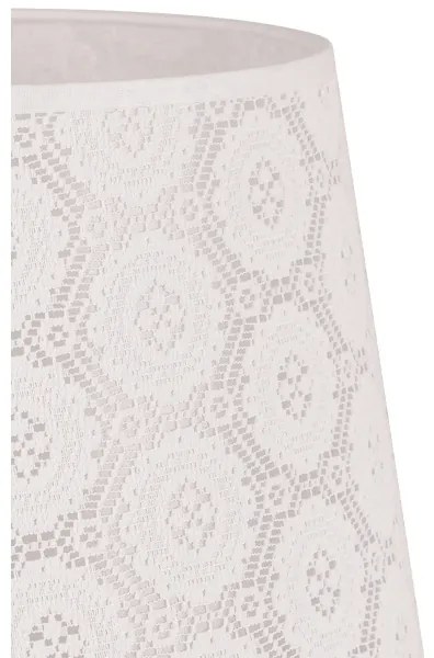 Duolla - CLASSIC M asztali lámpa búra E27, 24 cm átmérő, fehér