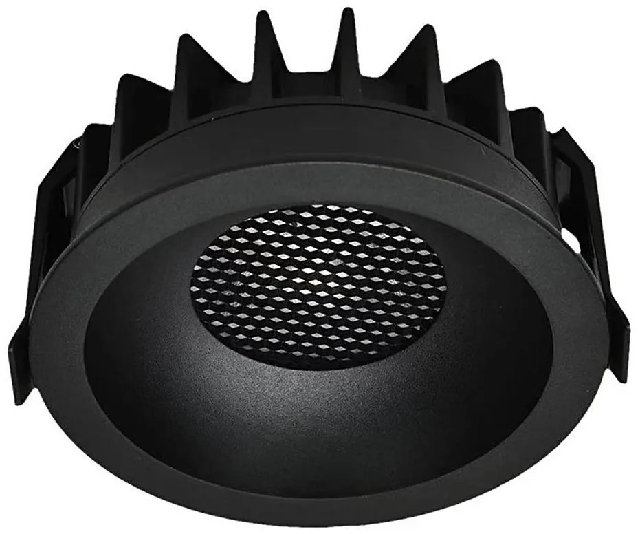 LED mennyezeti lámpa 18W 230V 3000/4000/6400K Ø10,6 cm fekete