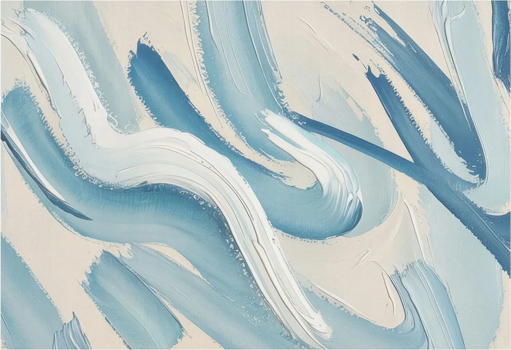 Dekoratív fali tapéta 3D hatással Absztrakt húzások 152x104