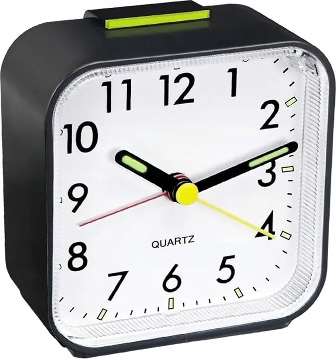 Csendes Ébresztőóra Klasszikus Óra Hagyományos Analóg Hangos Négyzet Riasztás