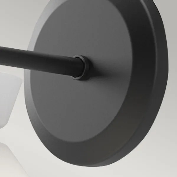 Alora Mood ALM-HALSTON-1WB-BK - HALSTON fali lámpatest 1xE14/40W/230V fekete