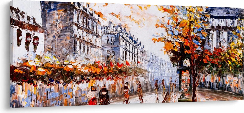 Kép - Városi élet (120x50 cm)