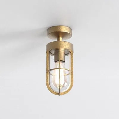 ASTRO LIGHTING 1368032 CABIN Klasszikus Kültéri Mennyezeti Lámpa Sárgaréz E27 IP20
