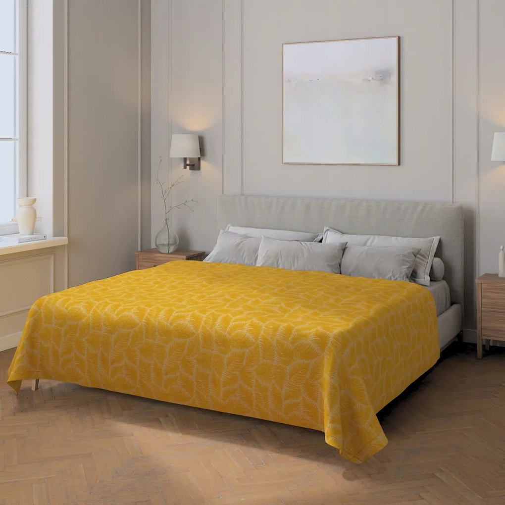 Dekoria Pléd ágytakaró 220x260cm sárga árnyalatok 220 x 260 cm