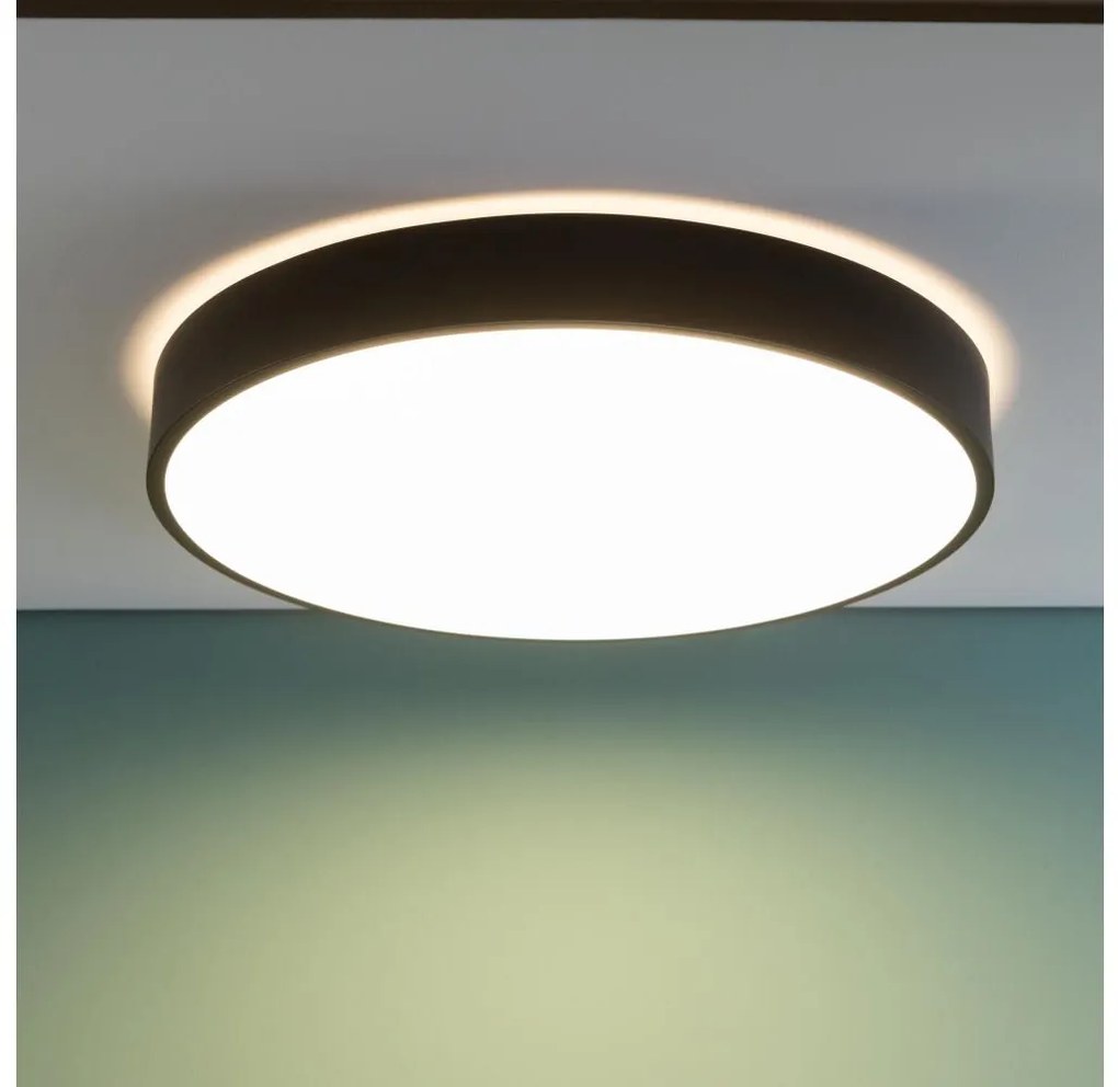 Brilliant - SLIMLINE dimmelhető LED mennyezeti lámpa LED/60W/230V Ø 49 cm, fekete + távirányító