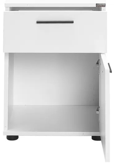 Éjjeliszekrény 57x40 cm fehér