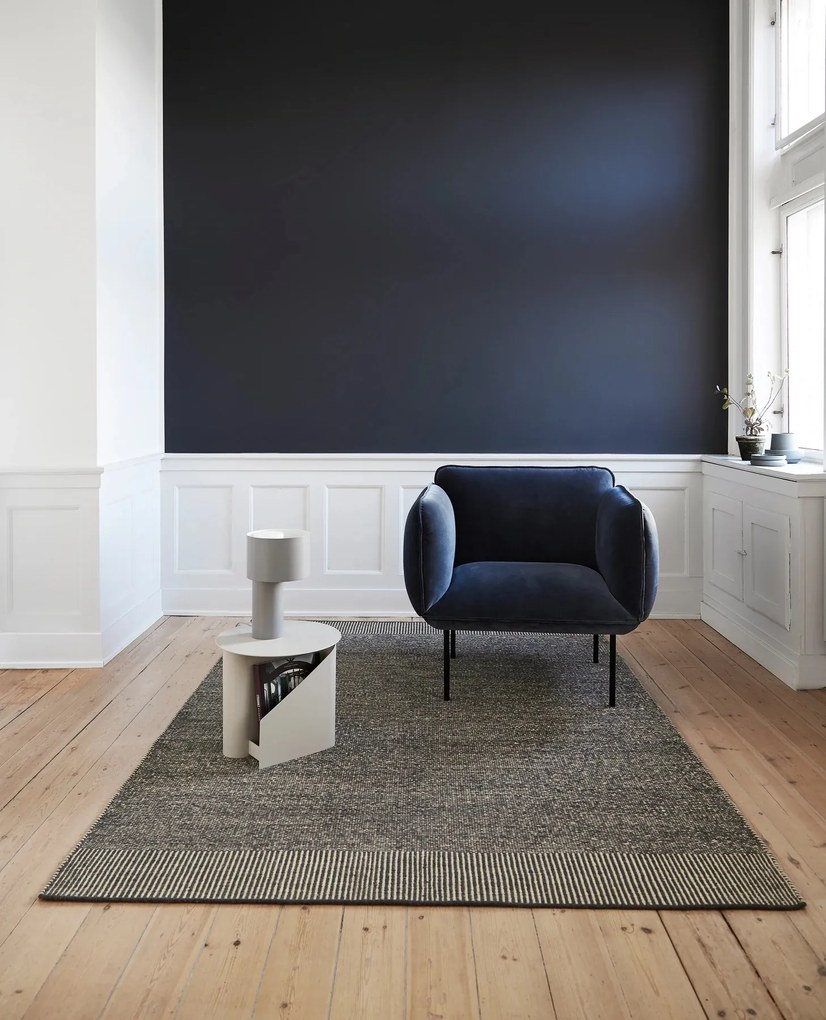Rombo szőnyeg, fehér/szürke, több méretben - Woud méretek: 140 x 90 cm