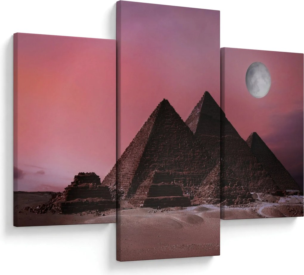 Kép - Piramisok giza, Egyiptom (90x60 cm)