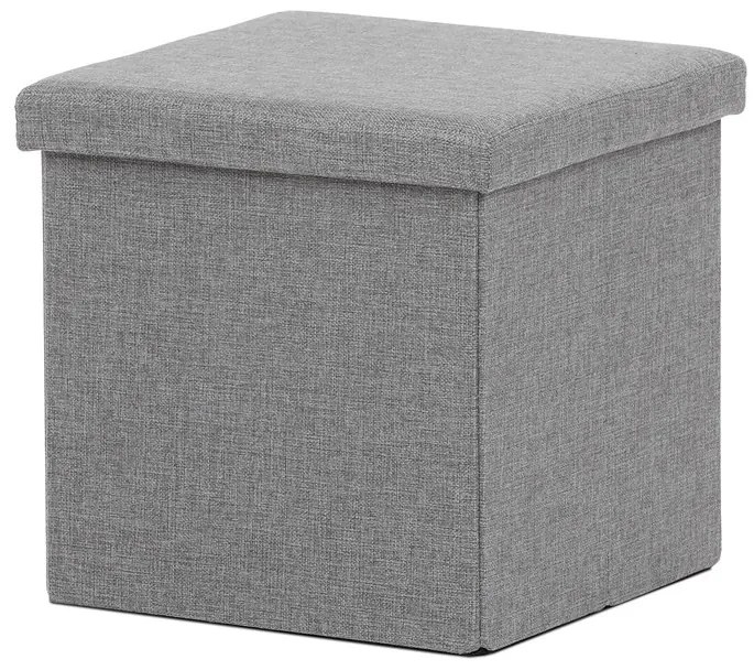 Tárolós Puff, Szürke Szövet. TAB-461 GREY2