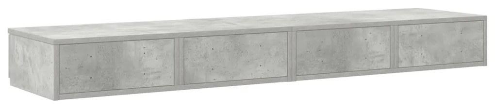 Ágyfiókok fiókkal Beton szürke 160 x 36.5 x 16.5 cm Faanyag