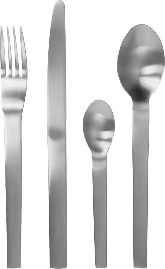 Ezüstszínű rozsdamentes acél evőeszköz készlet 24 db-os Boldi – FABINI