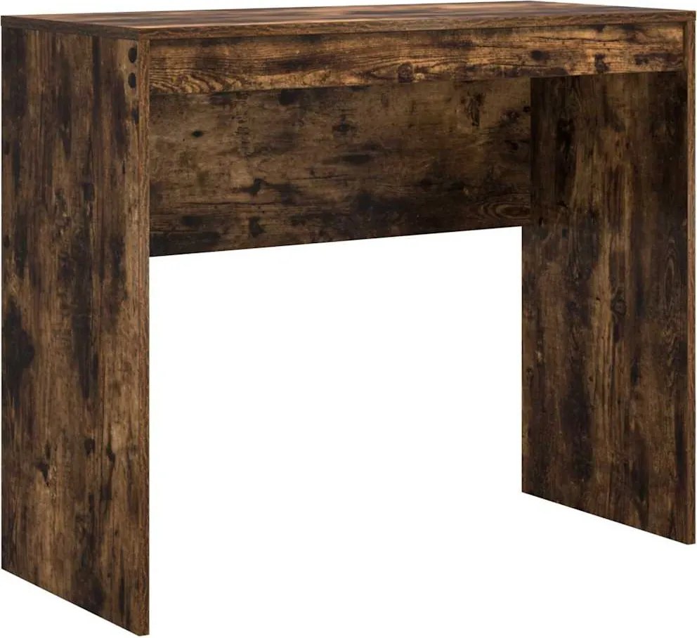 vidaXL Asztal Füstölt tölgy 90 x 40 x 76 cm