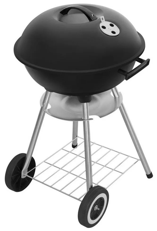 Fieldmann - Faszén grill fekete/króm