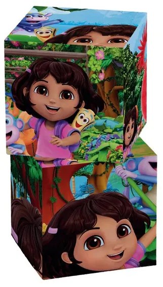 Dóra, a felfedező Jungle mesekocka 12 db-os Clementoni