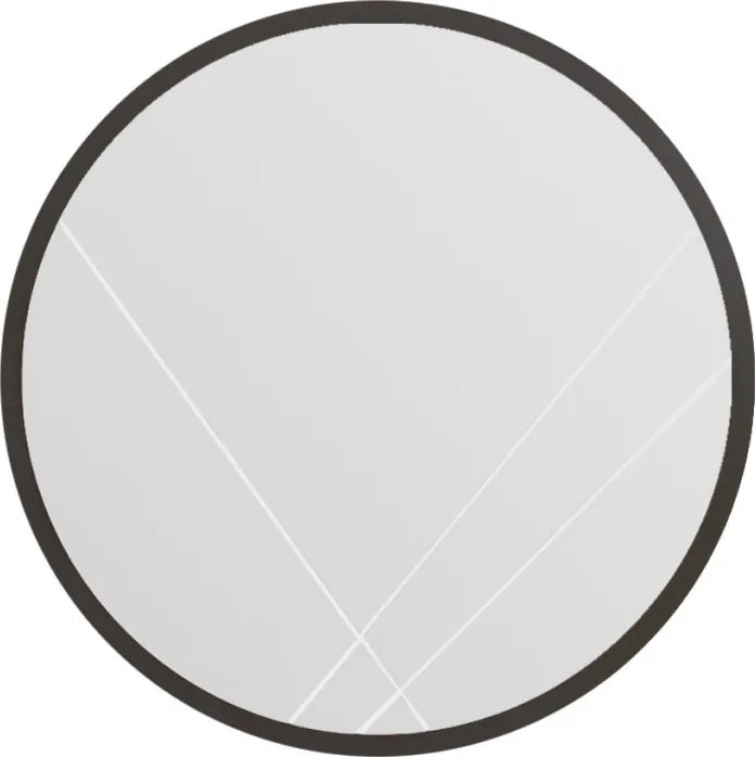 Gabel tükör, fekete, 60 cm