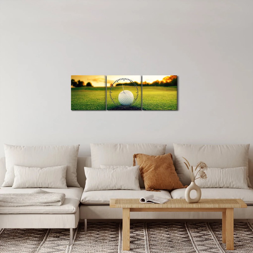 Kép - Golf (órával) (90x30 cm)