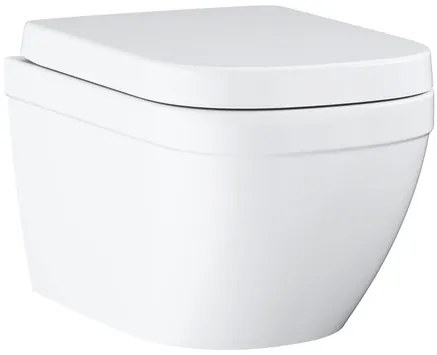 Wc soft close ülőkével GROHE Euro Ceramic alpesi fehér fényes felülettel  hátsó kifolyással 39693000