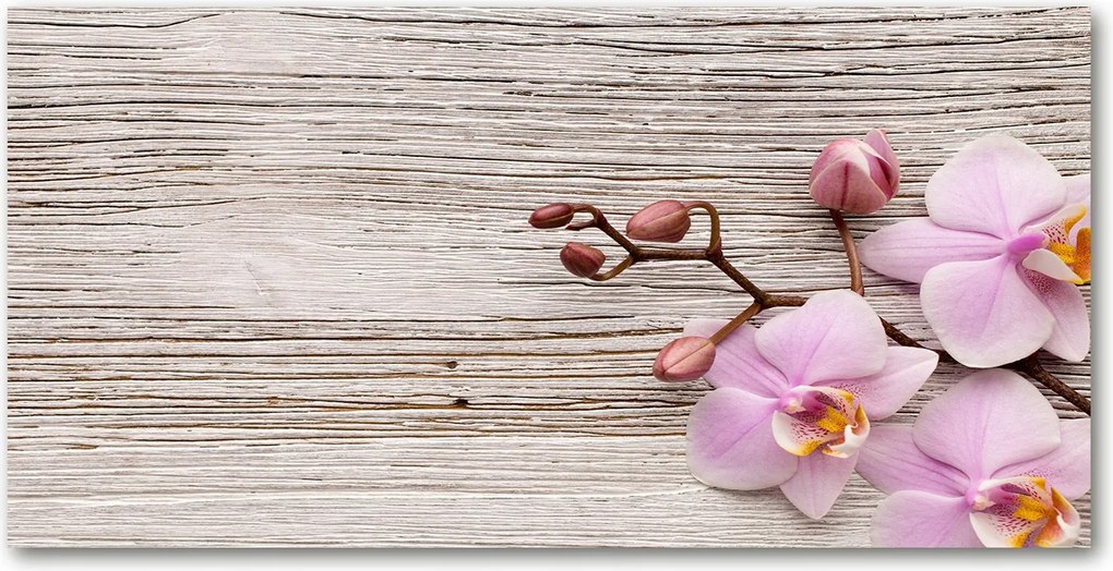 Lacobel Orchidea panel fán 140x70 cm Ragasztó