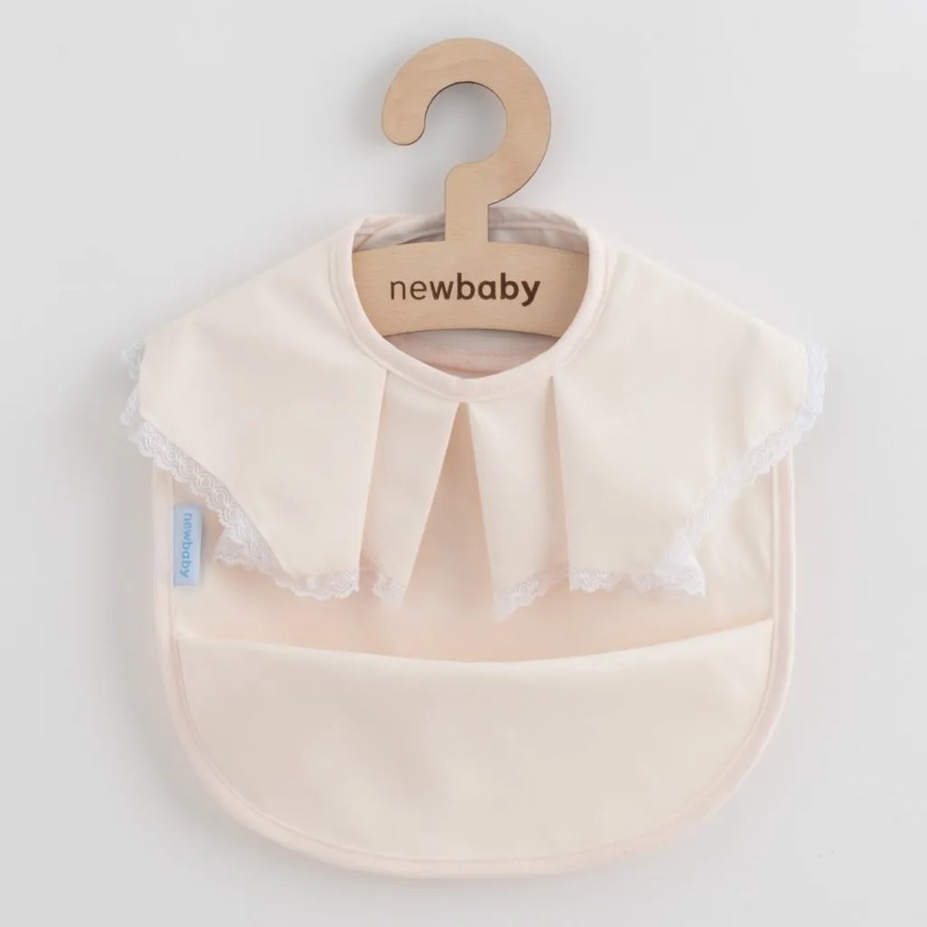Luxus mosható előke New Baby 34 x 25 cm girl