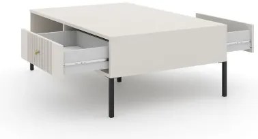 LUE dohányzóasztal bézs/fekete