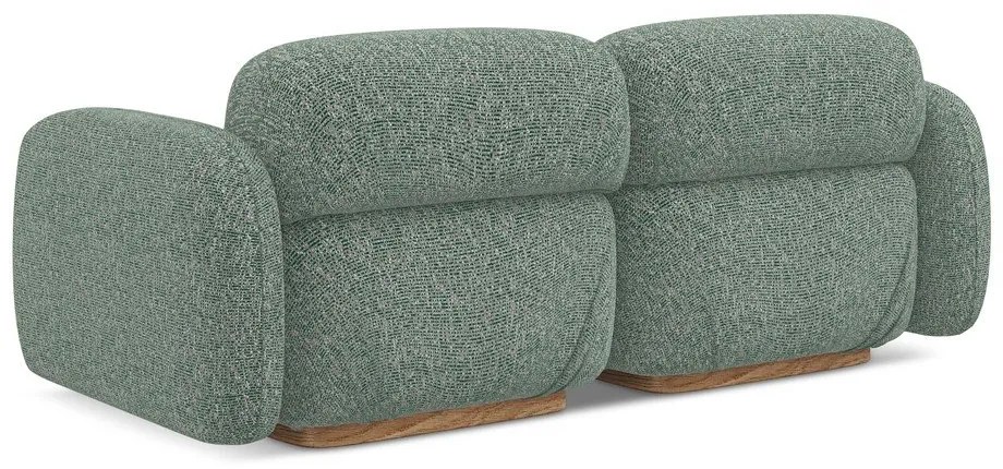 Világoszöld moduláris kanapé 190 cm Ailani – Makamii