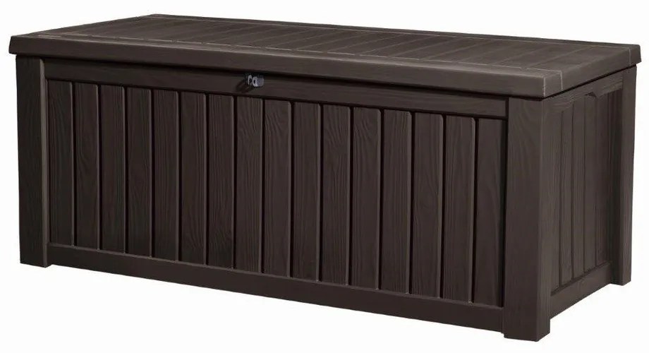 Sötétbarna kerti tárolódoboz – Keter