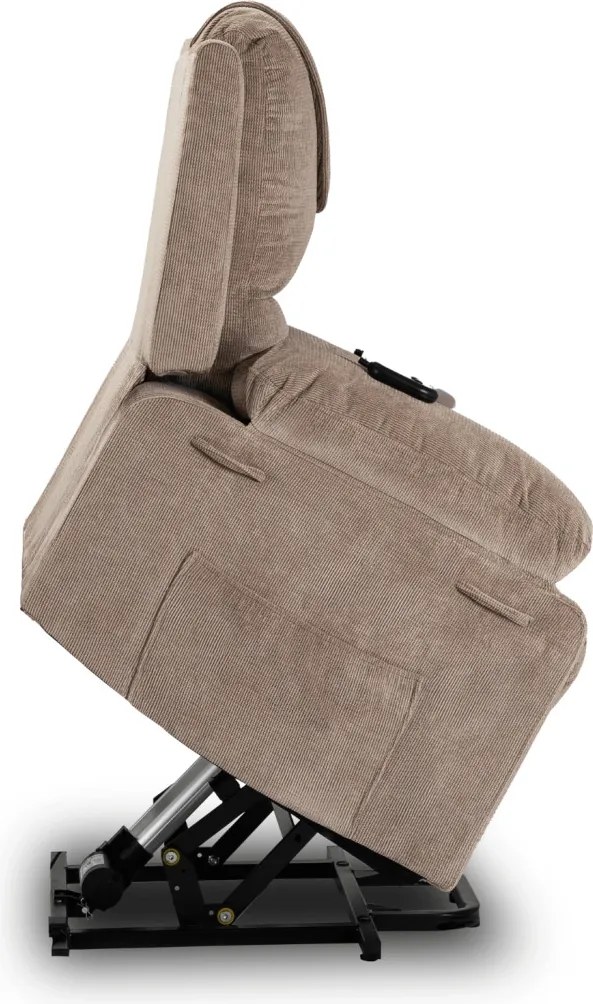 FENIX elektromos masszázsfotel felállás segítő funkcióval bézs