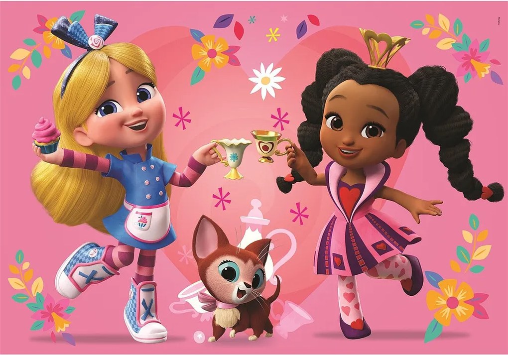 Disney Alice Csodaország cukrászdája Flowers 2x60 db-os puzzle Clementoni
