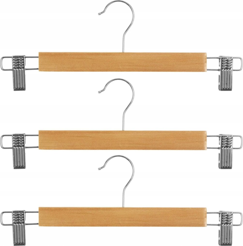 Akasztók Szoknyacsipeszekkel Szett x 3db