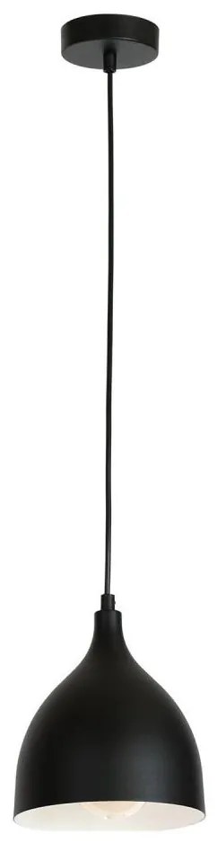 Csillár zsinóron NOAK 1xE27/15W/230V fekete