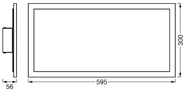 Ledvance - LED Mennyezeti lámpa PLANON LED/22W/230W