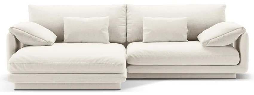Fehér sarokkanapé (bal oldali) Torino – Micadoni Home