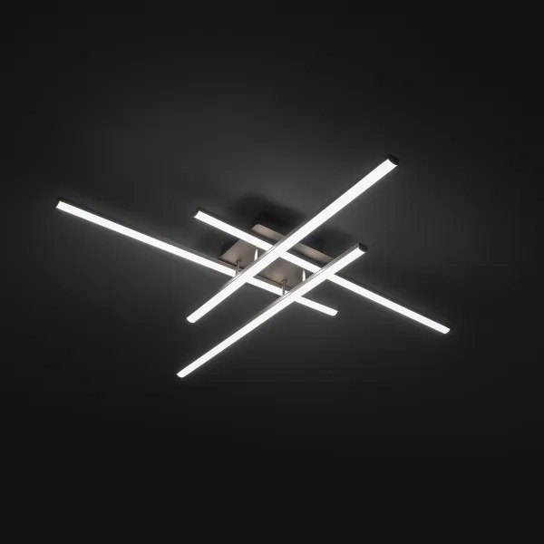 Brilagi - LED mennyezeti lámpa STRIPES LED/37W/230V ezüstszínű