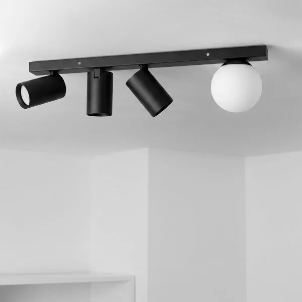 Brilagi - SELE BALL spotlámpa 3xGU10/30W/230V + 1xG9/10W fekete