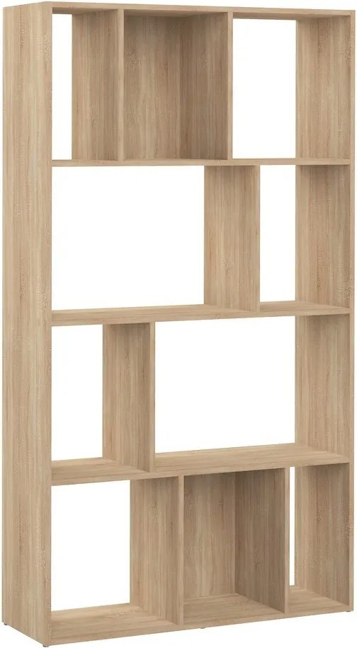 Könyvespolc tölgyfa dekorral 98x181 cm Toronto - TemaHome
